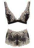 Embrace Lace Black Soft Cup Bra and Short