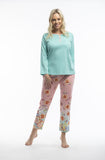 Victoria's Dream Pyjama Pants Oriental Ombre Pink