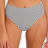 Freya Jewel Cove High Waist Brief Stripe Black