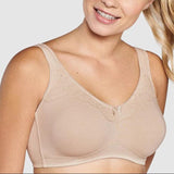 Naturana Wide Strap Wirefree Moulded Bra Nude