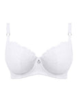White bra on a white background