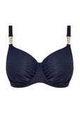 Fantasie Azores Gathered Full Cup Bikini Top Midnight