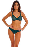 Wacoal Halo Lace Bikini Brief Dark Sea