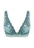 Wacoal Embrace Lace Soft Cup Bralette Eggshell Blue