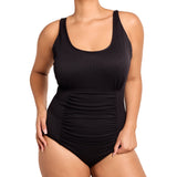 Genevieve Tank F/G Uw Swimsuit Chevron Black