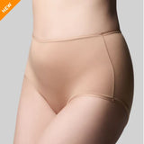 Beige shapewear on a gray background