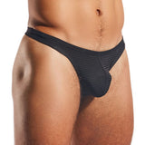 Black men's underwear on a white background