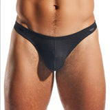 Cocksox Semi Sheer Thong Nero