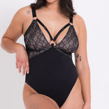 Curvy Kate Non-Stop Stretch Body Black/Pink