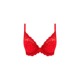 Wacoal Embrace Lace Plunge Bra Equestrian Red