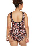 Genevieve Zip Front Swimsuit Autumn Falls