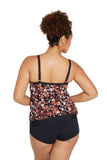 Genevieve Blouson Top Tankini Autumn Falls