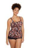 Genevieve Scoop Neck Tankini Autumn Falls