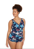 Genevieve Cross Over Sheath Swimsuit Botanica