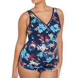 Genevieve Cross Over Sheath Swimsuit Botanica