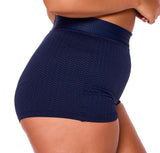 Genevieve Not So Short Shorts Chevron Jaquard