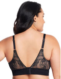 Glamorise Bramour Gramercy Luxe Lace Bralette Black