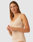 Naturana Elasticup Stretch Camisole With Built-In Bra Nude