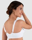 Naturana Wide Strap Soft Cup Wirefree White