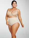 Naomi & Nicole Comfort® Plus Size High Waist Shaping Brief Beige