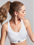 Royce Impact Free Racerback Teen Sports Bra White