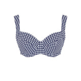 Panache Olivia Full Cup Bikini Navy Gingham