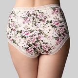 The Knicker Cotton Classic Full Brief Heirloom Rose