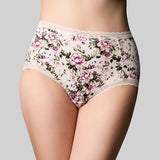 The Knicker Cotton Classic Full Brief Heirloom Rose