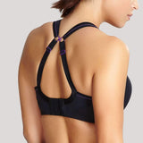 Panache Black Wirefree sports bra j hook