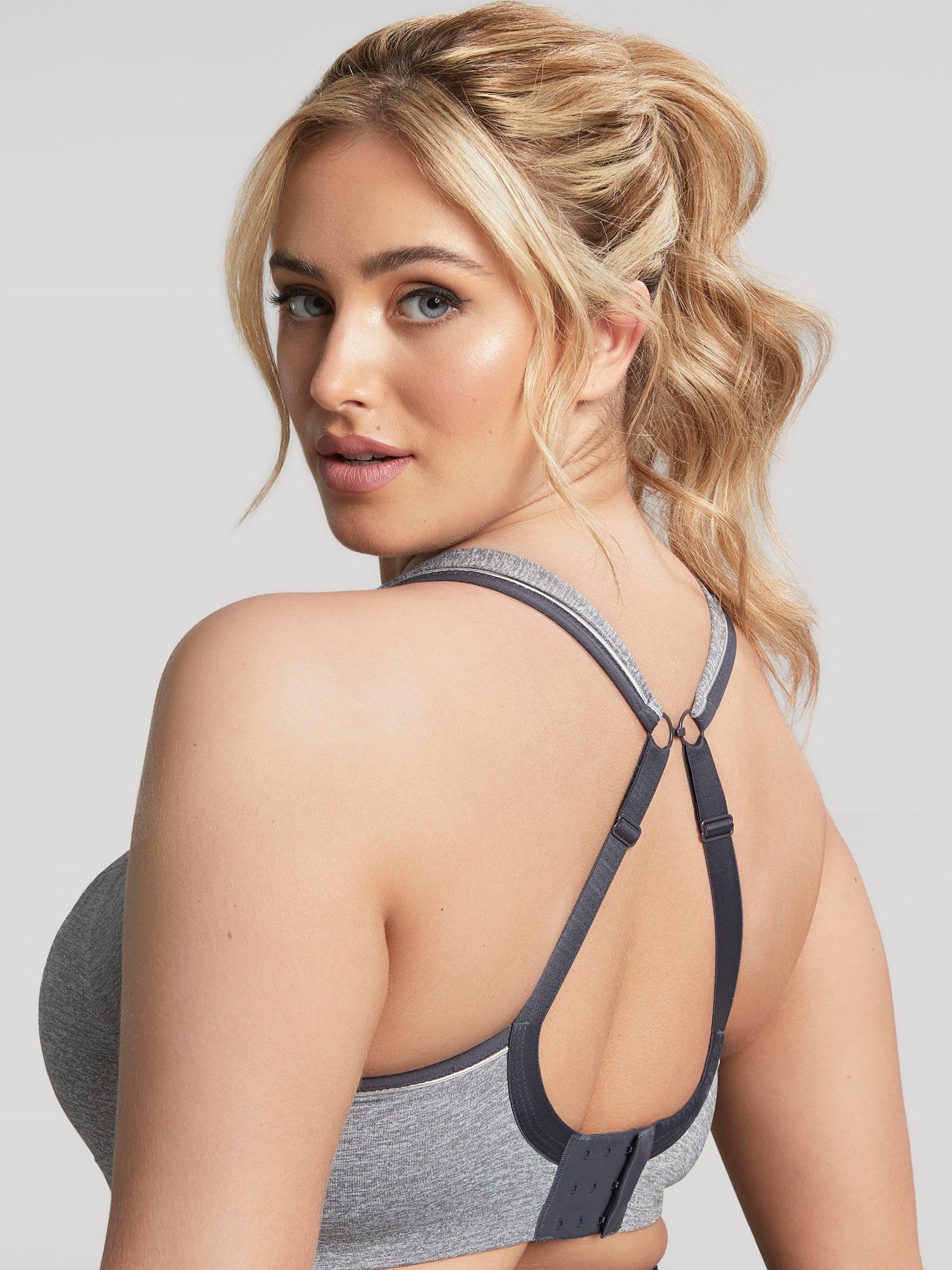 Sculptresse Non-Padded Underwired Sports Bra - Charcoal Marle