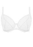 Signature Plunge Bra White