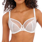 Signature Plunge Bra White