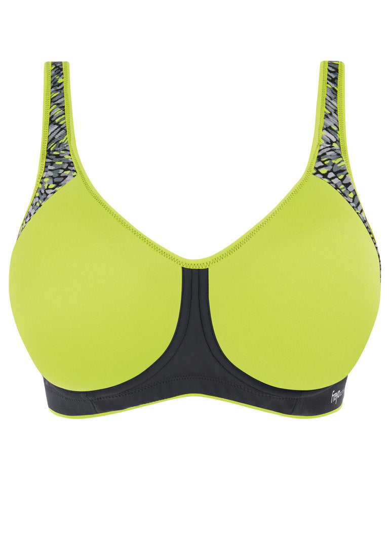 Sonic Moulded Sports Bra Lime, Freya Active