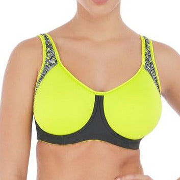 Sonic Lime Moulded Sports Bra from Freya