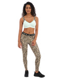 Sonic Moulded Sports Bra Pure Leopard Aqua