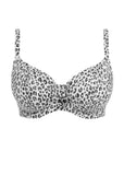 Cala Selva Uw Plunge Bikini Top Leopard