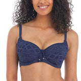 Sundance underwire sweetheart bikini top denim