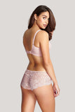 Andorra Soft Blush Pink Wire Free Bra and Short back