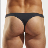 Men's Black Thong