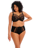 Sachi Plunge Uw Bra Black Butterfly