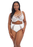 Brianna Plunge Bra and brief White