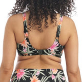 Dark Tropics Underwire Bikini Top Black