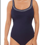 San Remo Scoop Back Swimsuit Ink Blue