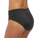 Illusion Black Mid Rise Brief