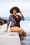 Scuba Swimsuit - Bandana Noir
