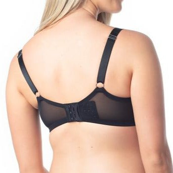 OBSESSION JET BLACK CONTOUR NURSING BRA - FLEXI UNDERWIRE – Hotmilk AU