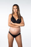 Ambition T-Shirt Nursing Bra Black