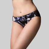 Precision Lace Bikini Brief Midnight Blooms