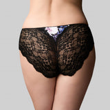 Precision Lace Bikini Brief Midnight Blooms