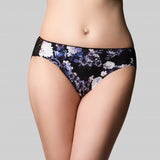 Precision Lace Bikini Brief Midnight Blooms